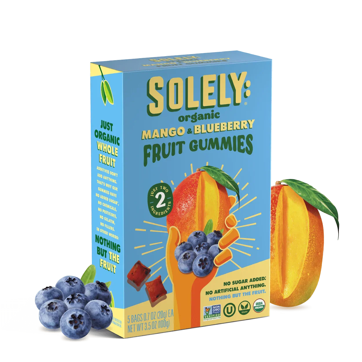 Organic Mango Blueberry Whole Fruit Gummies