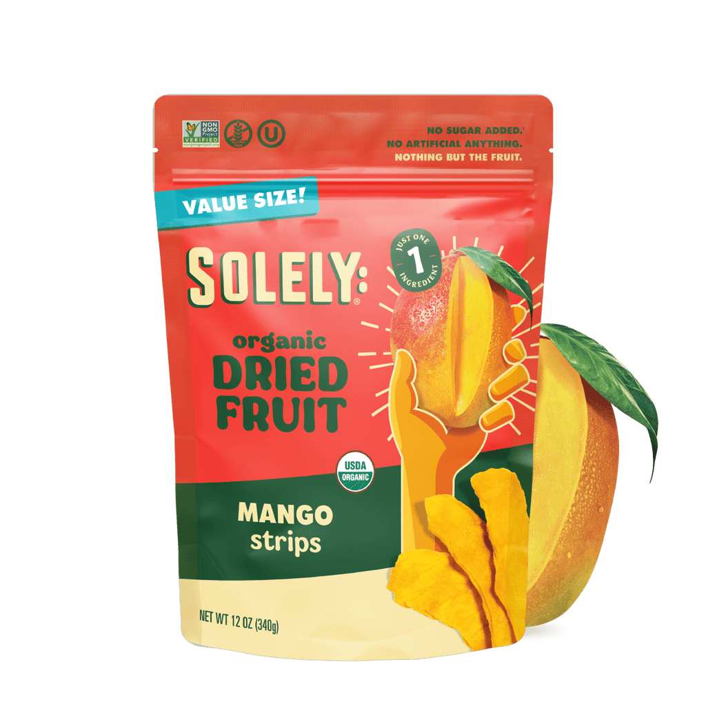 Organic Dried Mango Strips 12oz Value Size