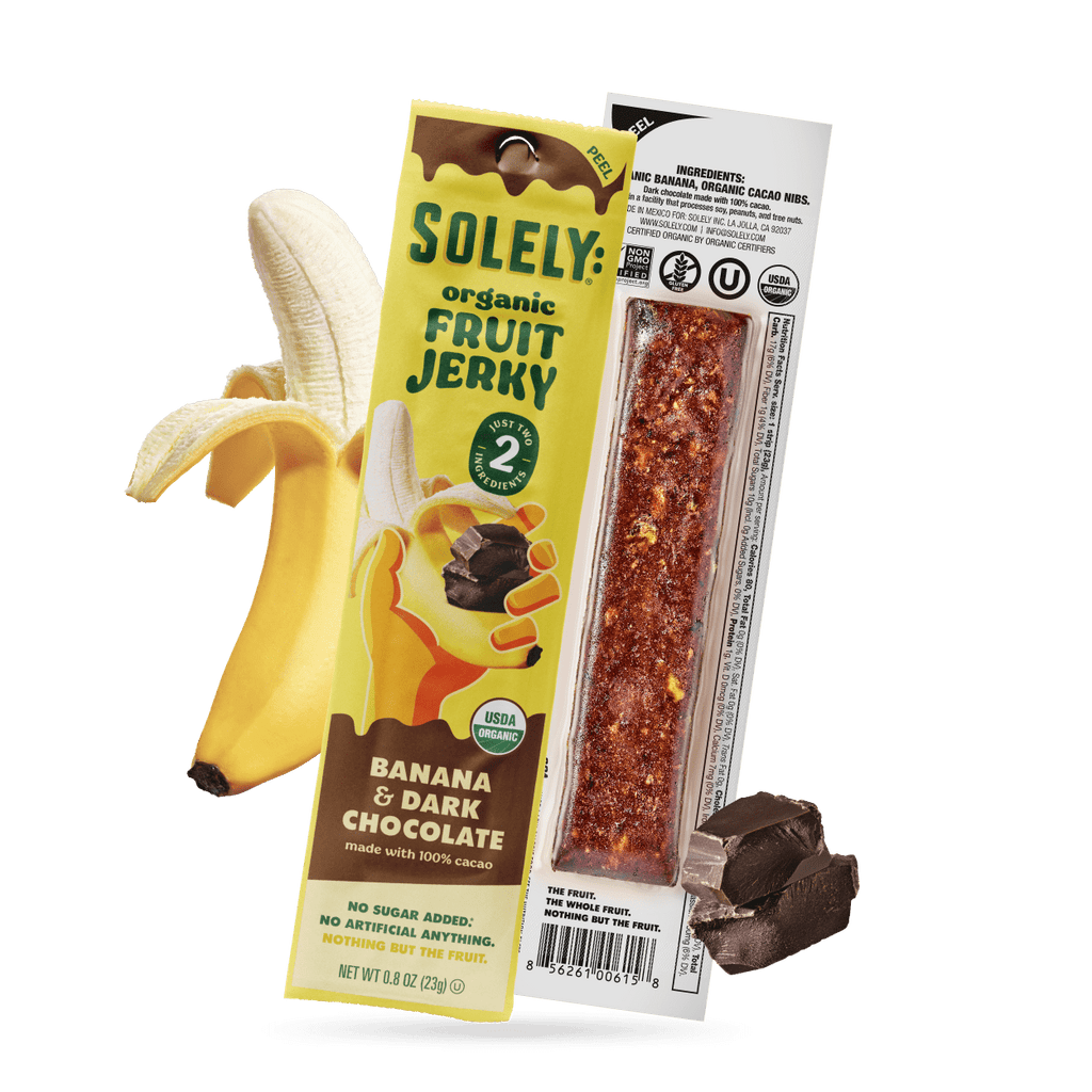 Organic Banana And Chocolate Fruit Jerky