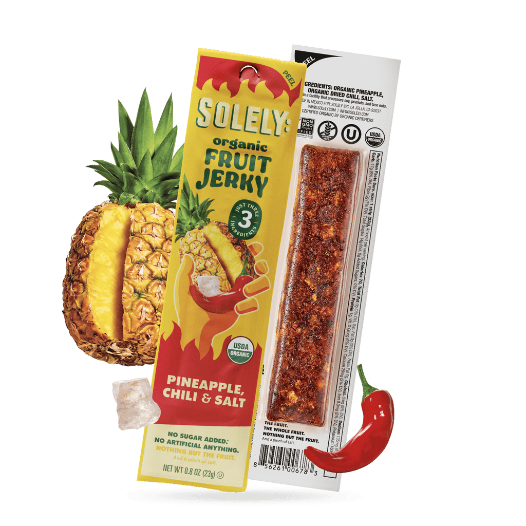 Organic Pineapple-Chili Fruit Jerky