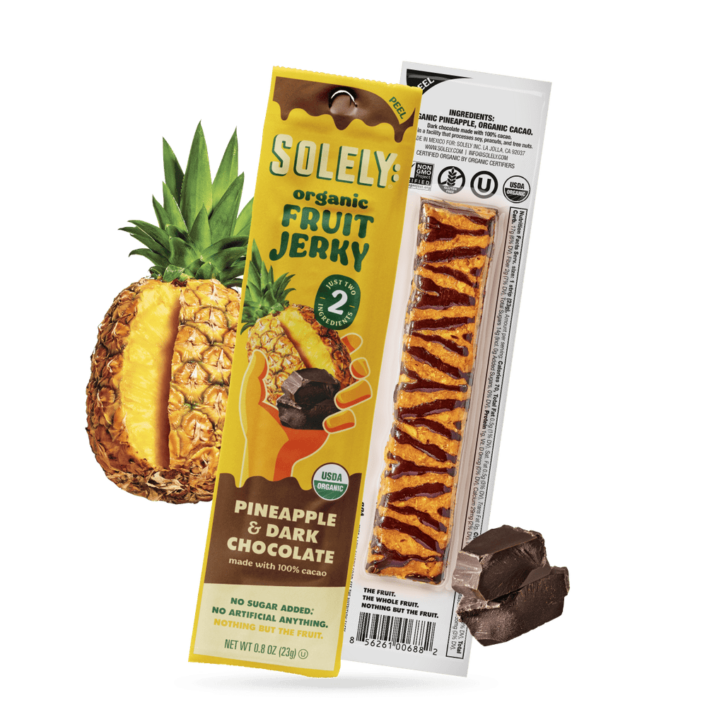 Organic Pineapple Chocolate Drizzled Fruit Jerky